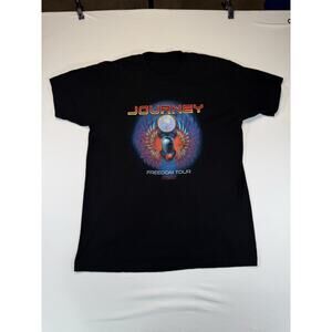 Journey Freedom Tour 2022 Black Short Sleeve TShirt Size L